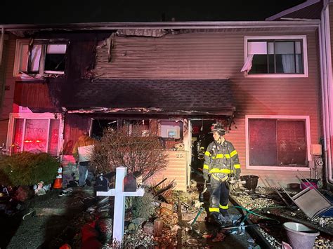 2 firefighters suffer minor injuries during massive house fire in .